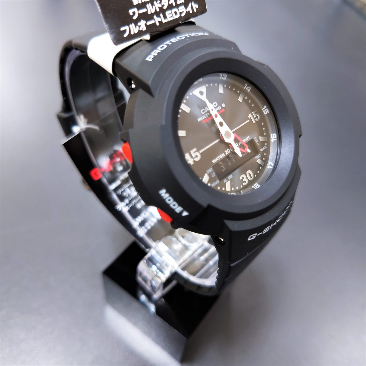 G-SHOCK AW-500 ソーラー電波時計 AWG-M520-1AJF 新品 - 時計