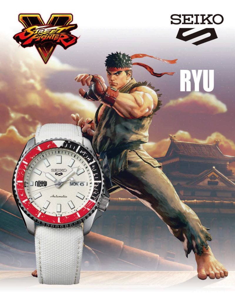 Seiko 5 Sports Street Fighter V コラボレーション限定モデル Ontime Move 修理工房併設のウォッチセレクトショップ