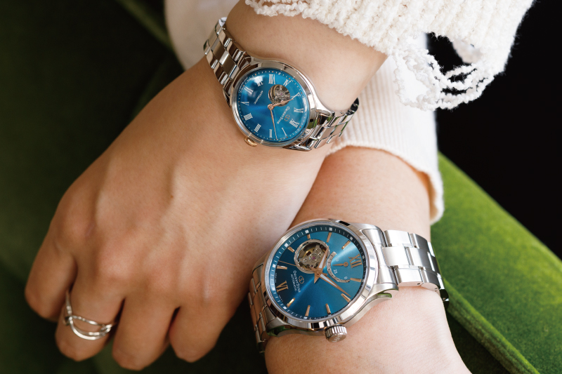 【直販最安】オリエントORIENT 腕時計 セミスケルトン 機械式 クラシック 新品 RN-AG0006S 未使用品 キングマスター